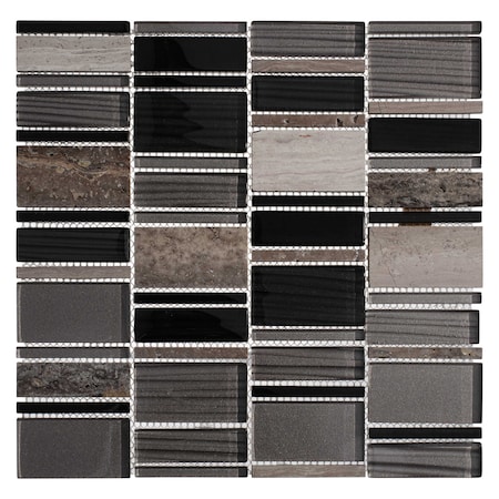 Andova Tiles SAMPLE-Vivika Glass and Stone Mosaic Wall Tile SAM-ANDVIV951